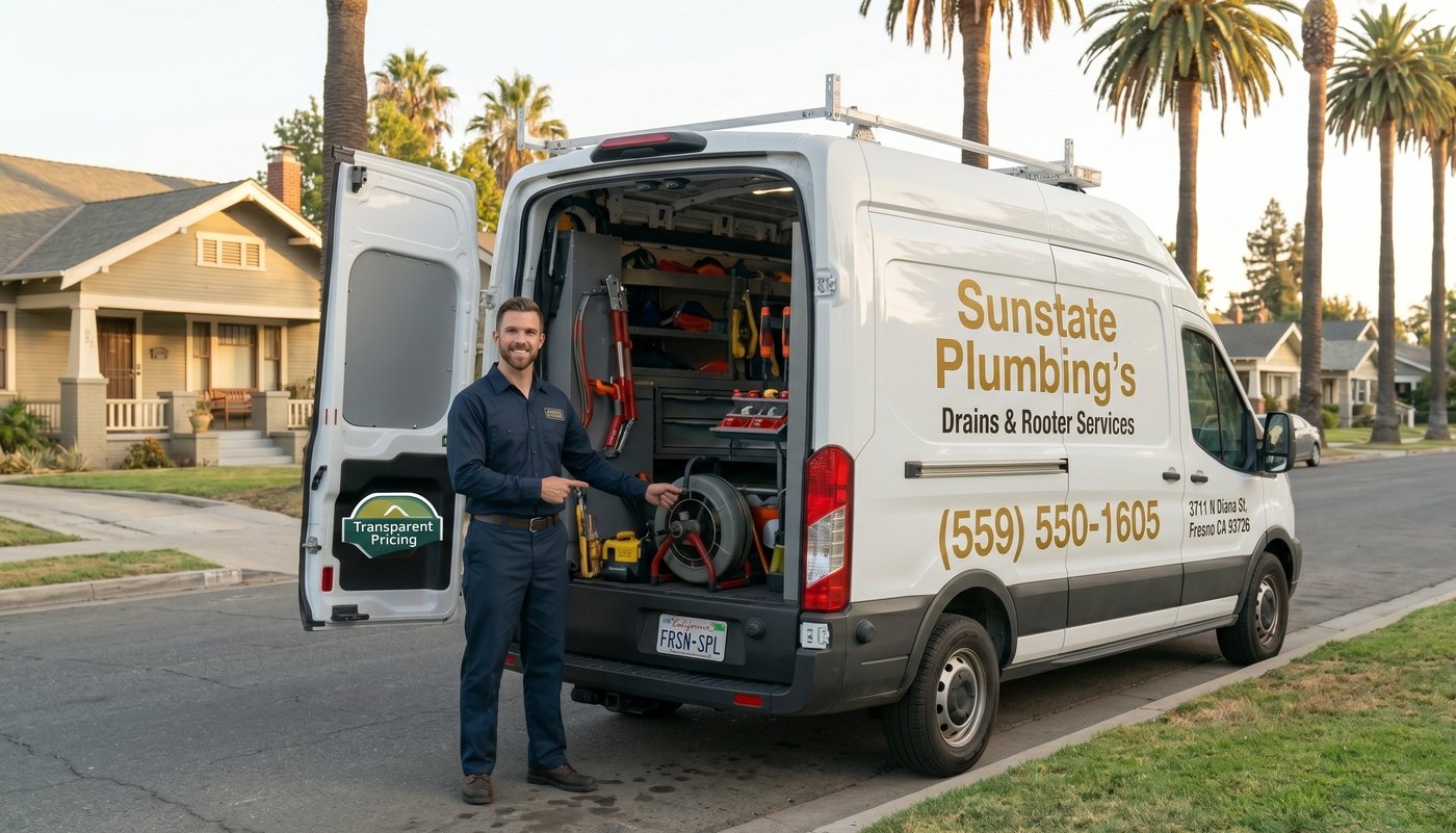 Sunstate Plumbing's Fresno — Licensed Plumber at 3711 N Diana St, Fresno, CA 93726 — Call (559) 550-1605