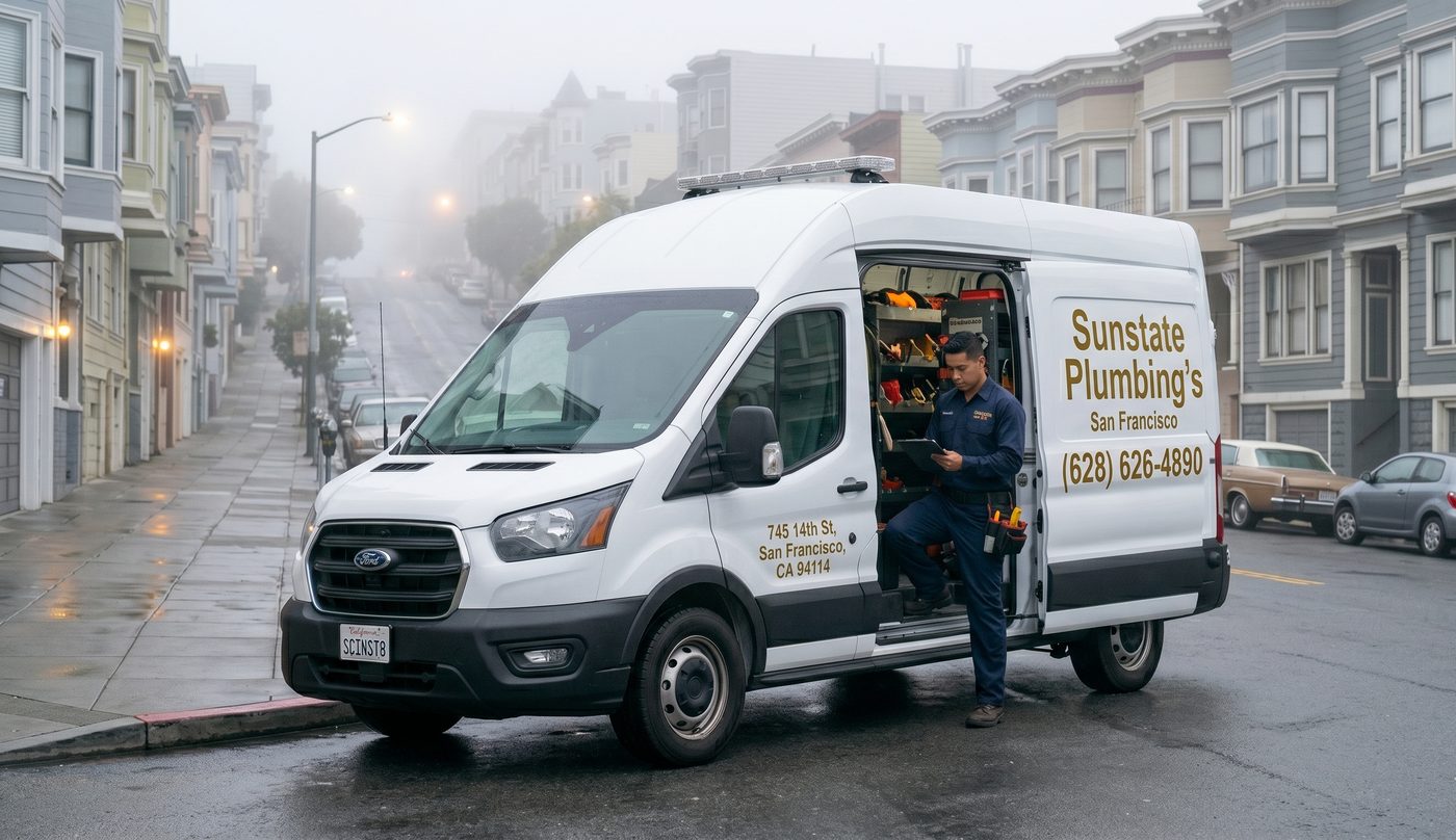 Sunstate Plumbing's San Francisco — Licensed Plumber at 745 14th St, San Francisco, CA 94114 — Call (628) 626-4890