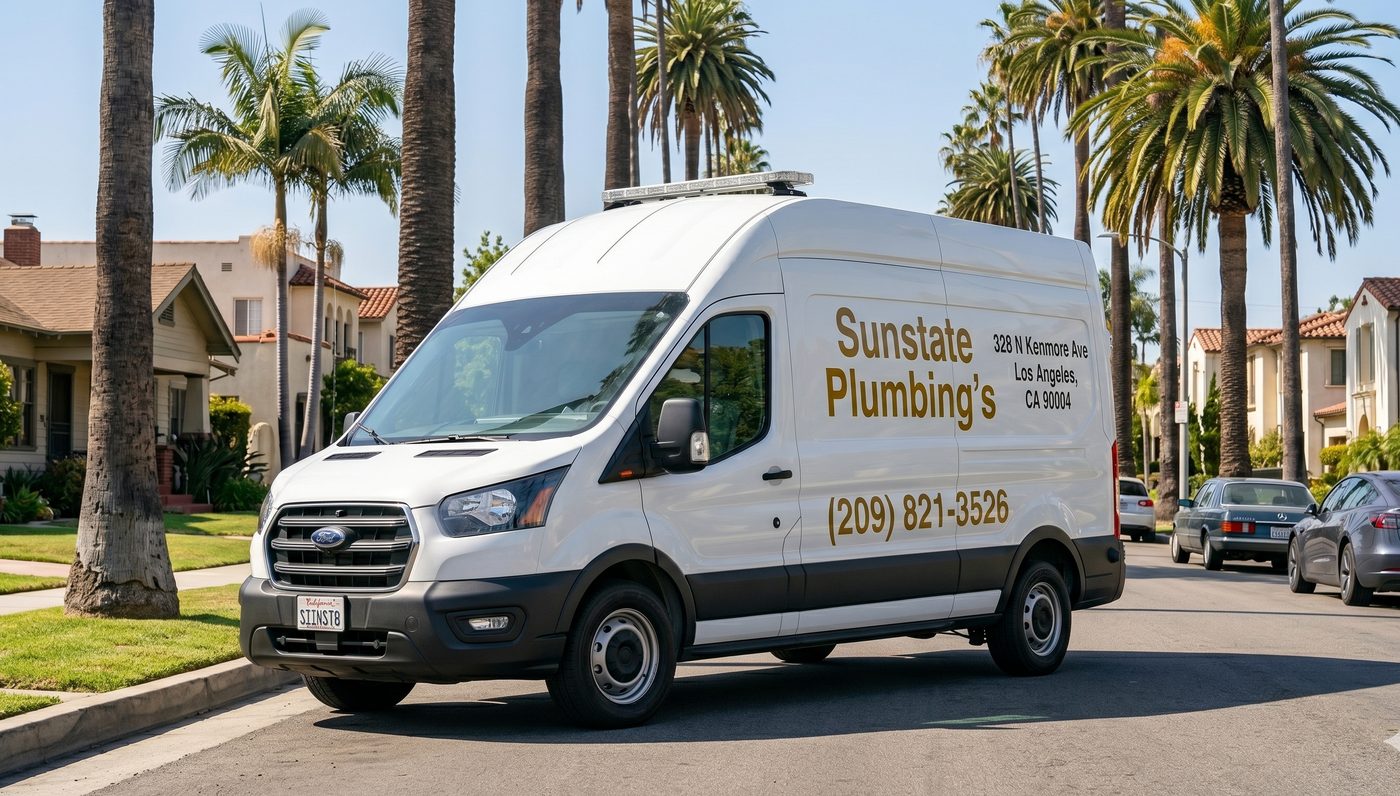 Sunstate Plumbing's Los Angeles — Licensed Plumber at 328 N Kenmore Ave, Los Angeles, CA 90004 — Call (209) 821-3526